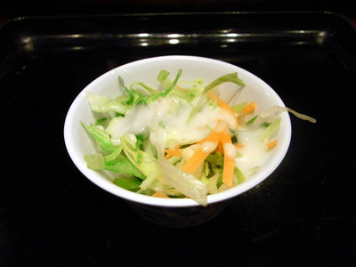 野菜サラダ。