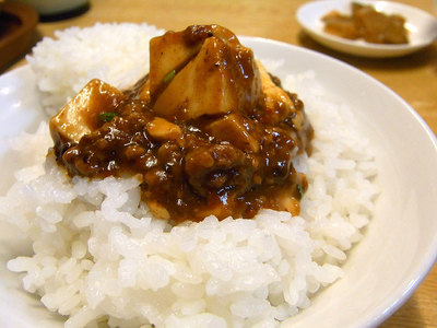 麻婆豆腐でご飯がススムくんです